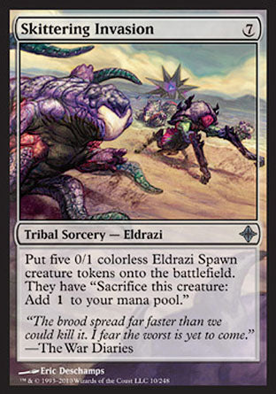 Skittering Invasion (Rise of the Eldrazi) Medium Play