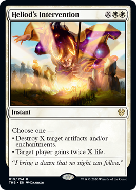 Heliod's Intervention (Theros Beyond Death) Near Mint Foil