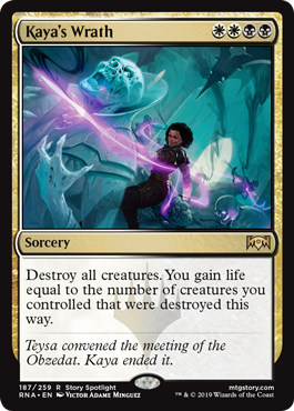 Kaya's Wrath (Ravnica Allegiance) Medium Play
