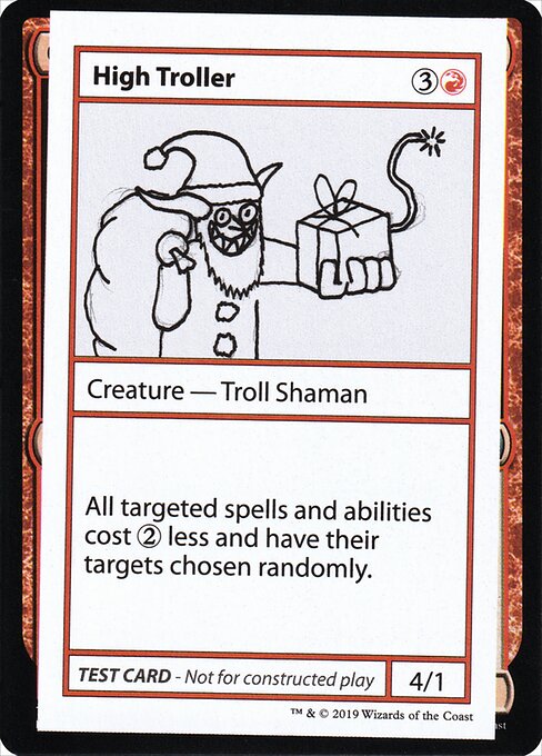 High Troller (No PW Symbol) (Mystery Booster Test Print 2021) Near Mint
