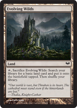 Evolving Wilds (Dark Ascension) Medium Play Foil