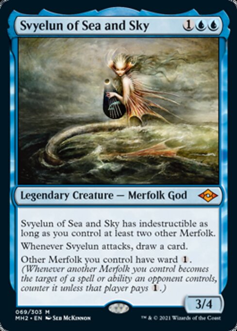 Svyelun of Sea and Sky (Modern Horizons 2) Near Mint Foil