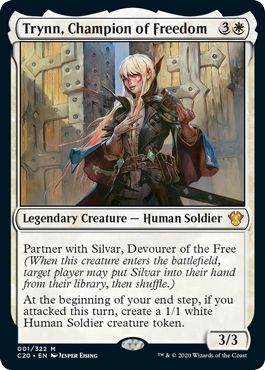 Trynn, Champion of Freedom (Commander 2020 Ikoria) Near Mint Foil