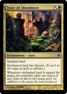 Trace of Abundance (Alara Reborn) Near Mint Foil