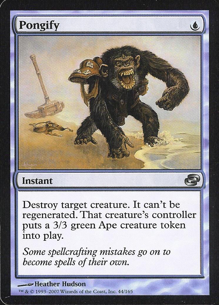 Pongify (Planar Chaos) Light Play Foil