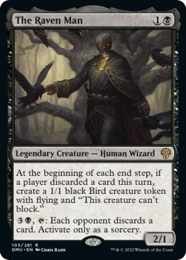 The Raven Man (Dominaria United) Light Play Foil