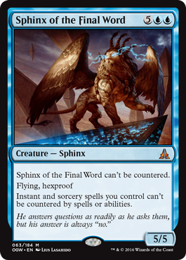 Sphinx of the Final Word (Oath of the Gatewatch) Near Mint