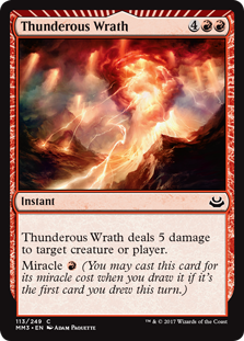 Thunderous Wrath (Modern Masters 2017) Light Play