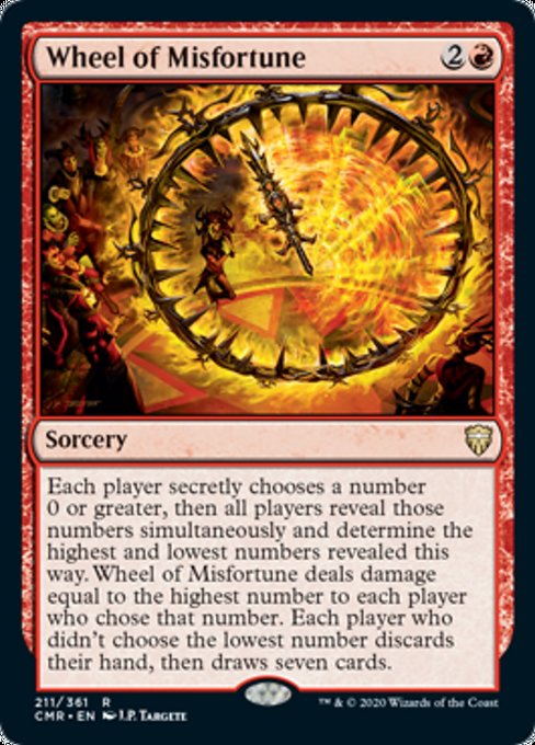 Wheel of Misfortune (Commander Legends) Medium Play Foil