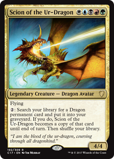 Scion of the Ur-Dragon (Commander 2017) Near Mint