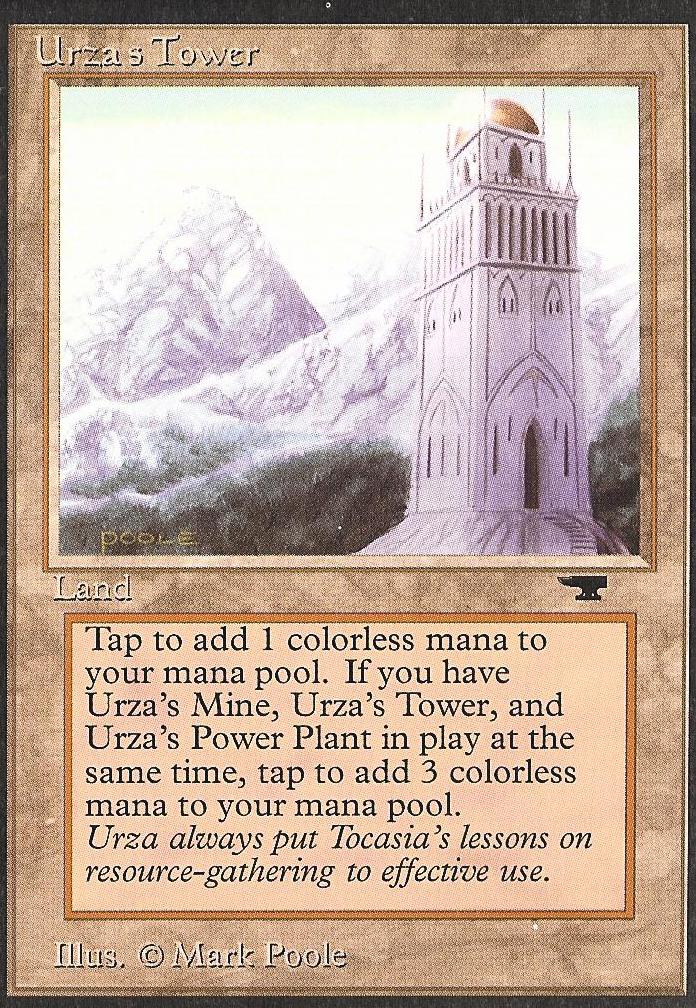 Urza's Tower (Mountains) (Antiquities) Medium Play
