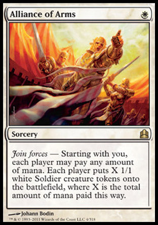 Alliance of Arms (Commander) Medium Play
