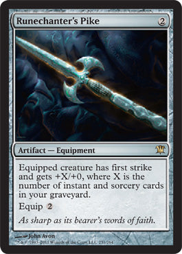 Runechanter's Pike  (Innistrad) Light Play Foil