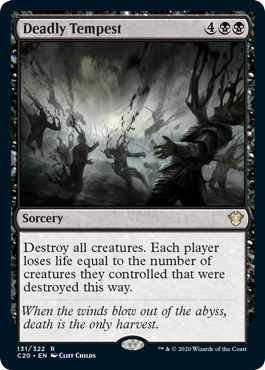 Deadly Tempest (Commander 2020 Ikoria) Light Play