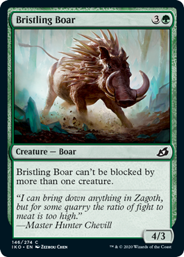 Bristling Boar (Ikoria: Lair of Behemoths) Near Mint