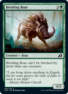 Bristling Boar (Ikoria: Lair of Behemoths) Light Play