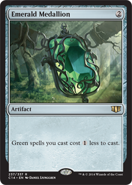 Emerald Medallion (Commander 2014 Edition) Light Play