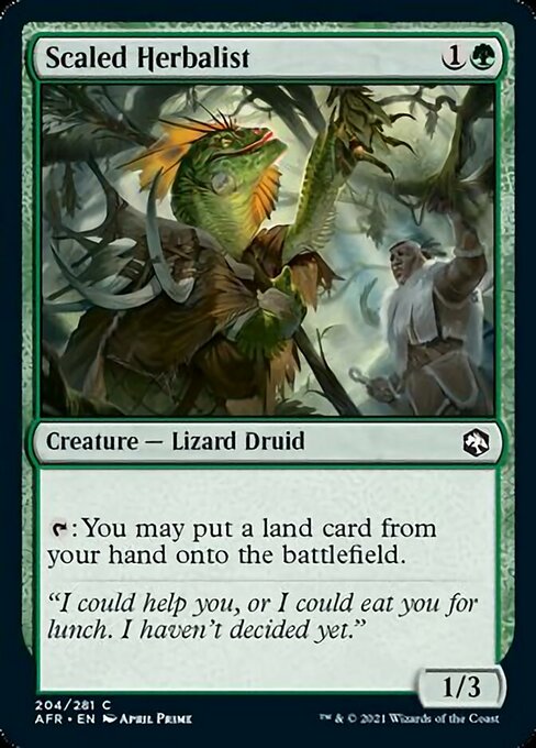 Scaled Herbalist (Adventures in the Forgotten Realms) Near Mint Foil