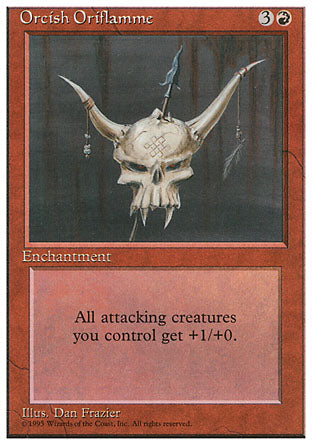 Orcish Oriflamme (4th Edition) Medium Play