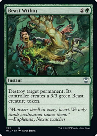 Beast Within (Commander: Streets of New Capenna) Near Mint