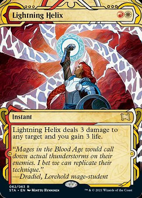 Lightning Helix (Foil Etched) (Strixhaven Mystical Archive) Near Mint Foil