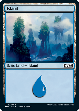 Island (265) (Magic 2021 Core Set) Near Mint