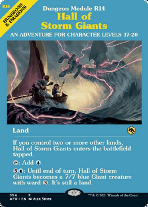 Hall of Storm Giants (Showcase) (Adventures in the Forgotten Realms) Near Mint