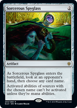 Sorcerous Spyglass (Throne of Eldraine) Light Play