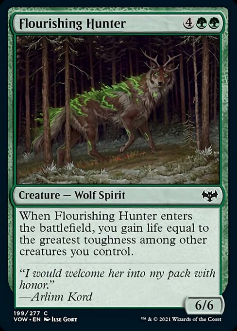 Flourishing Hunter (Innistrad: Crimson Vow) Near Mint