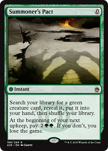 Summoner's Pact (Masters 25) Light Play
