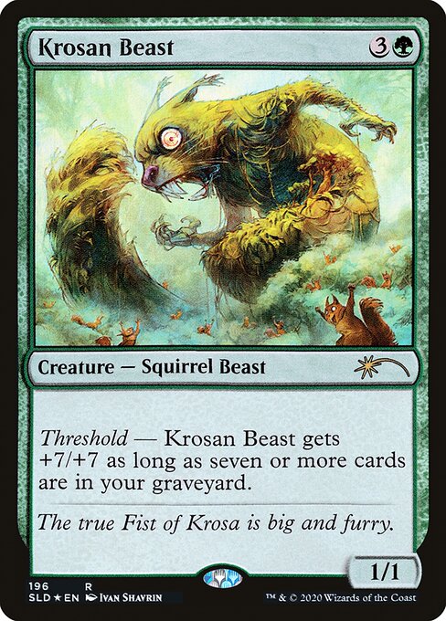 Krosan Beast (Secret Lair) Light Play Foil
