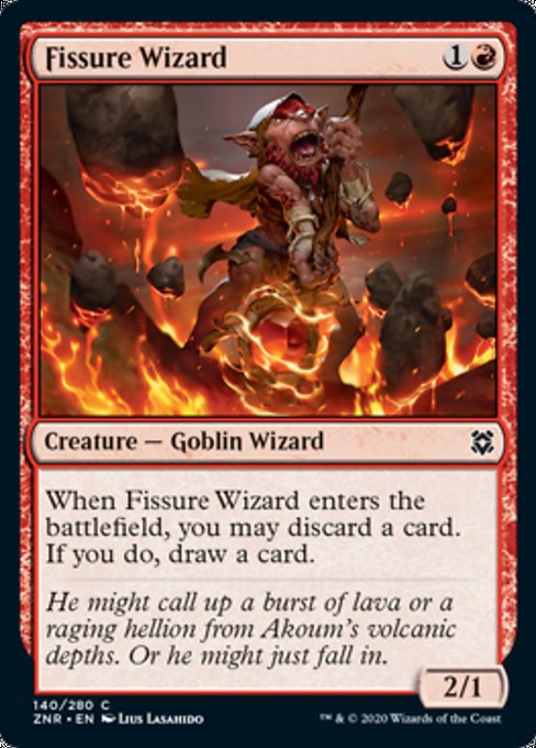 Fissure Wizard (Zendikar Rising) Medium Play