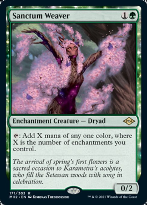 Sanctum Weaver (Modern Horizons 2) Near Mint Foil