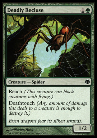 Deadly Recluse (Duel Decks: Heroes vs Monsters) Near Mint