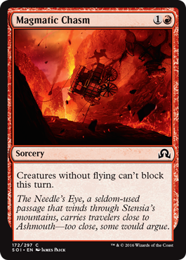 Magmatic Chasm (Shadows Over Innistrad) Near Mint