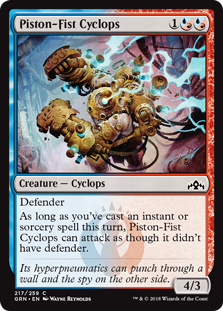Piston-Fist Cyclops (Guilds of Ravnica) Near Mint