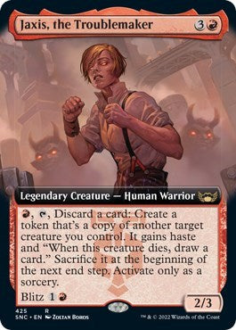 Jaxis, the Troublemaker (Extended Art) (Streets of New Capenna) Near Mint