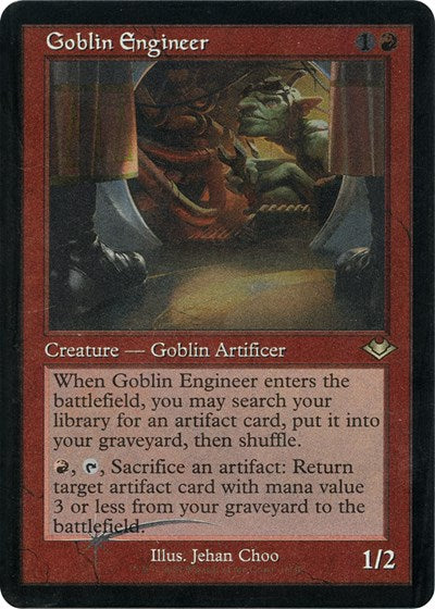 Goblin Engineer (Retro Frame) (Foil Etched) (Modern Horizons 1 Retro Frames) Near Mint Foil