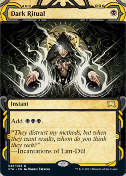 Dark Ritual (Foil Etched) (Strixhaven Mystical Archive) Near Mint Foil