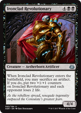 Ironclad Revolutionary (Aether Revolt) Medium Play Foil