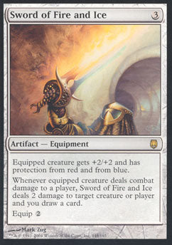 Sword of Fire and Ice (Darksteel) Medium Play Foil