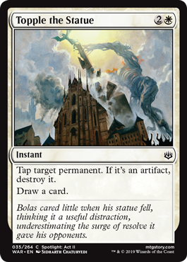 Topple the Statue (War of the Spark) Near Mint