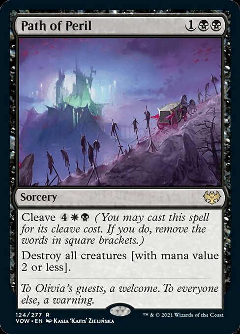 Path of Peril (Innistrad: Crimson Vow) Light Play Foil