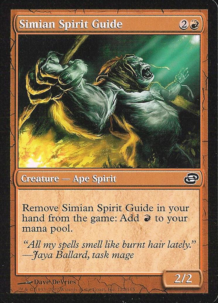 Simian Spirit Guide (Planar Chaos) Heavy Play Foil
