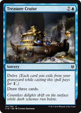 Treasure Cruise (Commander 2016 Edition) Near Mint