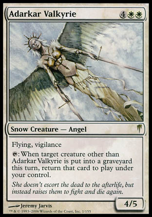Adarkar Valkyrie (Coldsnap) Heavy Play