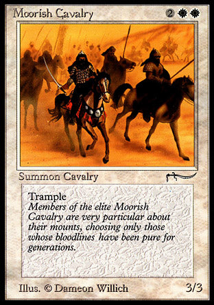 Moorish Cavalry (dark circle) (Arabian Nights) Heavy Play