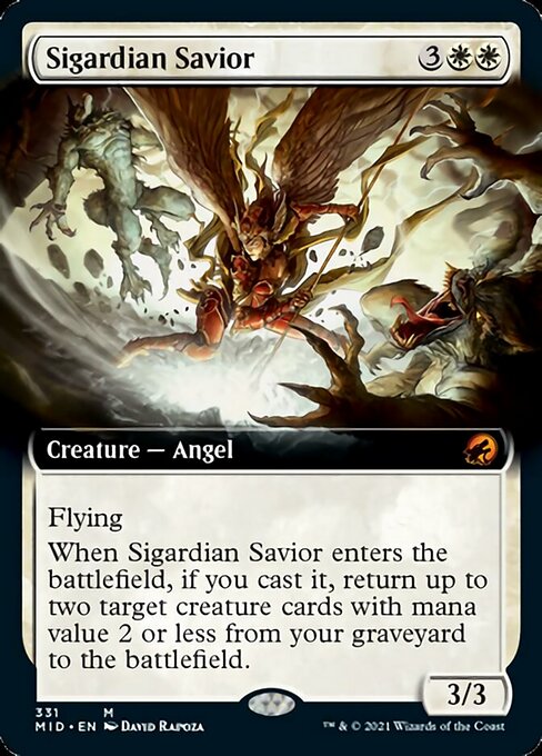 Sigardian Savior (Extended Art) (Innistrad: Midnight Hunt) Near Mint