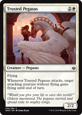 Trusted Pegasus (War of the Spark) Near Mint