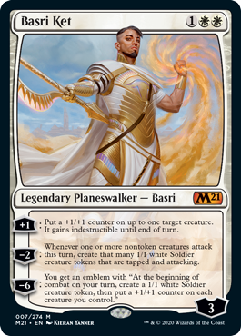 Basri Ket (Magic 2021 Core Set) Near Mint Foil